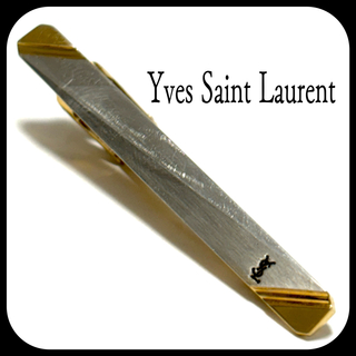 イヴサンローラン(Yves Saint Laurent)のイヴサンローラン  タイバー  ネクタイピン  yslロゴ  ビジネス(ネクタイピン)