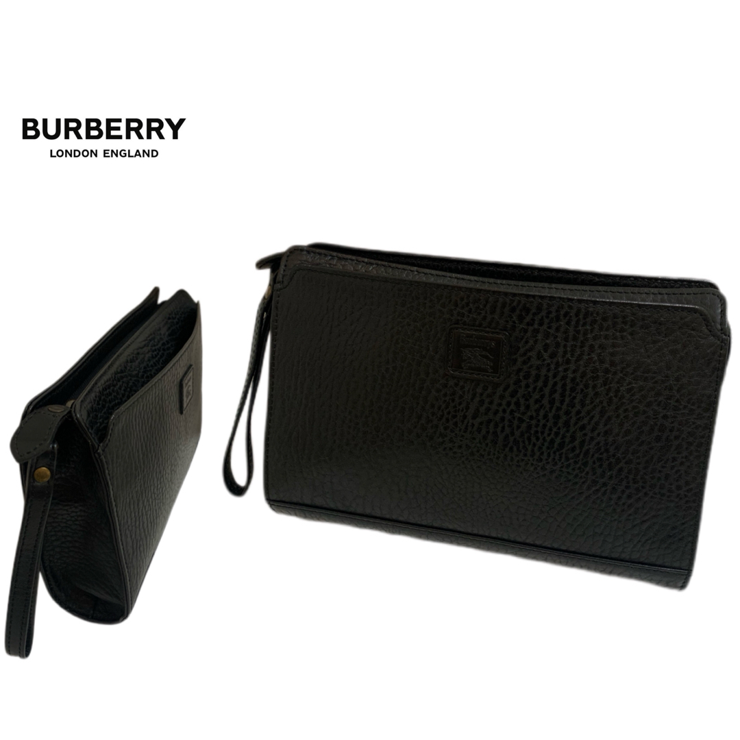 BURBERRY(バーバリー)のBURBERRYS VINTAGE バーバリー 80s セカンドバッグ クラッチ メンズのバッグ(セカンドバッグ/クラッチバッグ)の商品写真