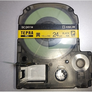 キングジム(キングジム)のTEPRA PRO TAPEテプラプロテープ 黄 ２４㎜(テープ/マスキングテープ)