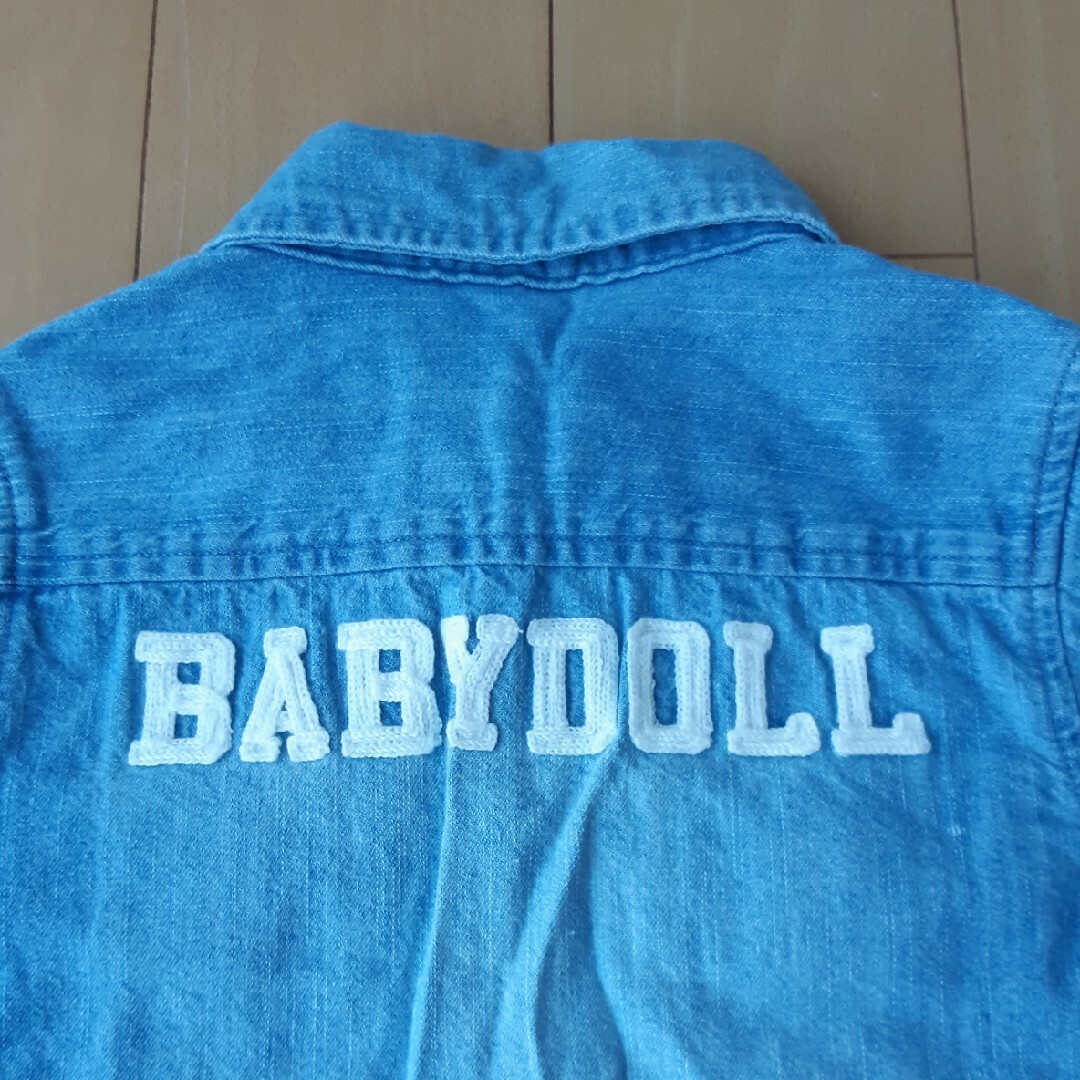 BABYDOLL(ベビードール)のBABYDOLL　デニムシャツ　100 キッズ/ベビー/マタニティのキッズ服男の子用(90cm~)(ブラウス)の商品写真