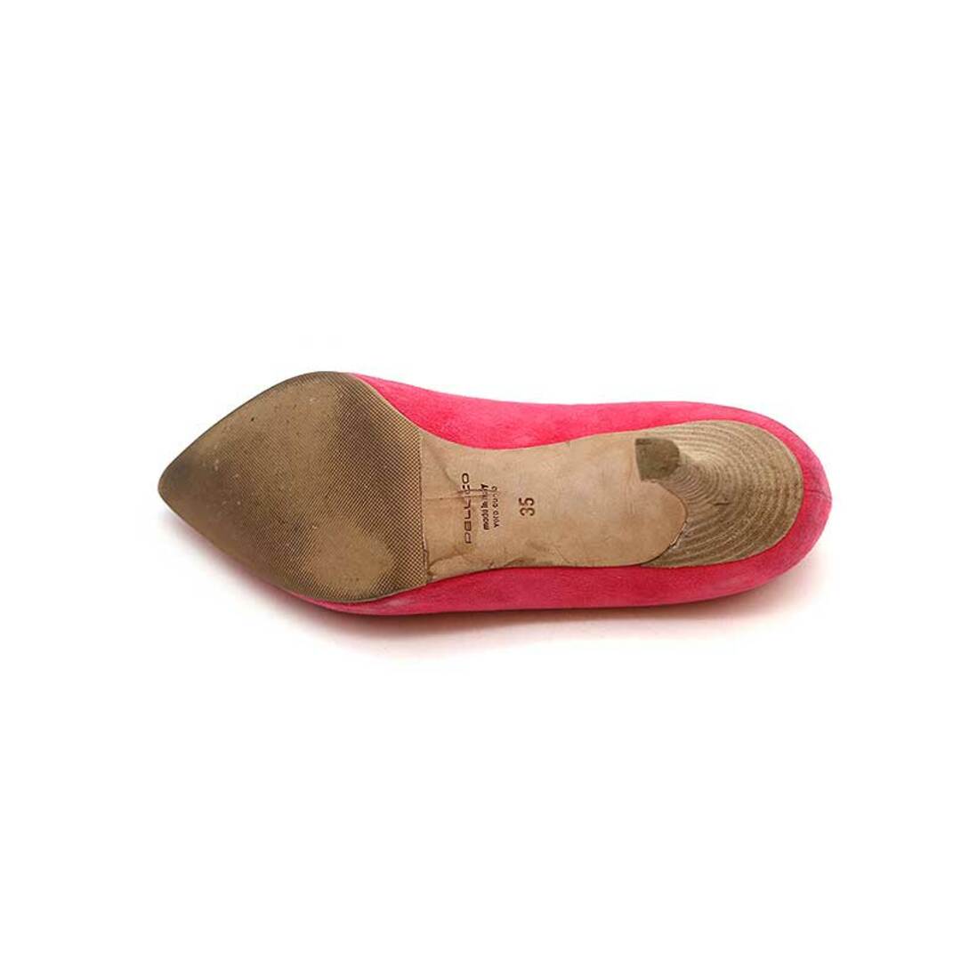 PELLICO(ペリーコ)のPELLICO ペリーコ ポインテッドトゥスウェードパンプス ピンク 35 レディースの靴/シューズ(ハイヒール/パンプス)の商品写真