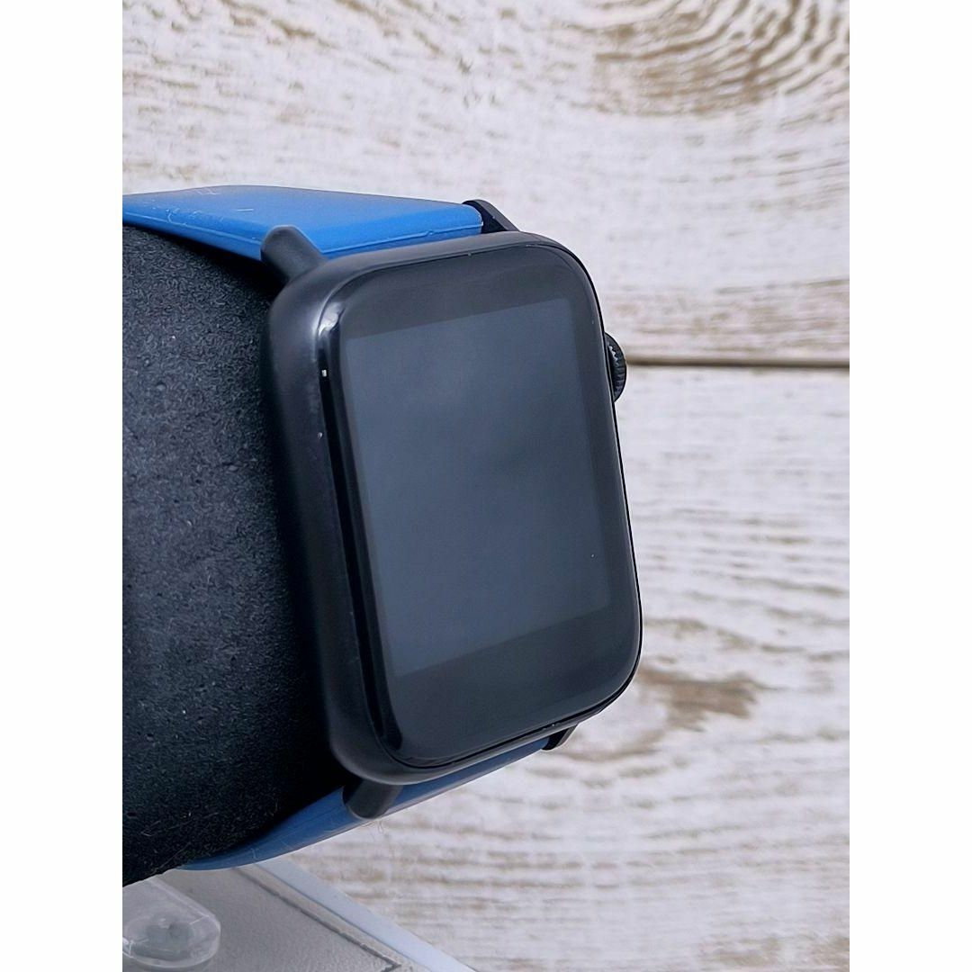動作品　スマートウォッチ　腕時計　デジタル　ブラック　スポーツストップウォッチ メンズの時計(腕時計(デジタル))の商品写真