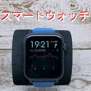 動作品　スマートウォッチ　腕時計　デジタル　ブラック　スポーツストップウォッチ(腕時計(デジタル))