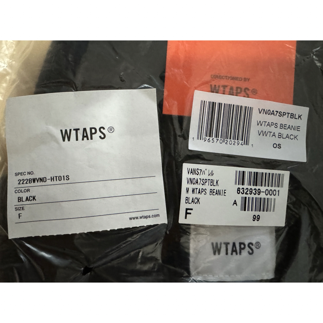 W)taps(ダブルタップス)のWTAPS ALPS / BEANIE WOOL VANS BLACK ビーニー メンズの帽子(ニット帽/ビーニー)の商品写真