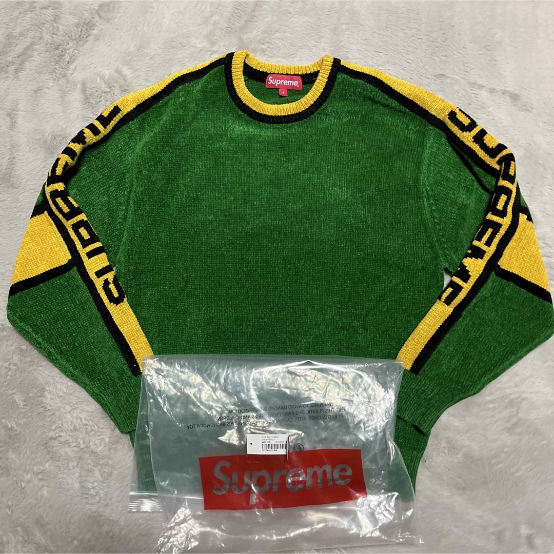 22aw Supreme Stripe Chenille Sweater ニットのサムネイル