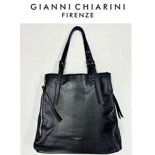 ジャンニキャリーニ(GIANNI CHIARINI)のGIANNI CHIARINI  ジャンニキアリーニ  トートバッグ 黒(トートバッグ)