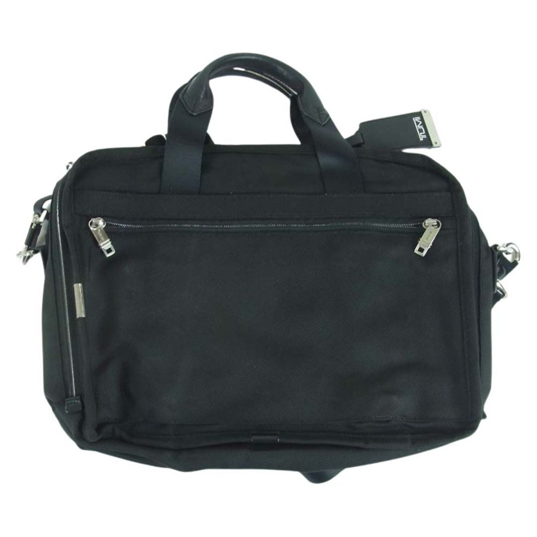 TUMI(トゥミ)のTUMI トゥミ 26142LE2 Organizer Brief オーガーナイザー ブリーフ 2WAY ショルダー バッグ 中国製 ブラック系【中古】 メンズのバッグ(ショルダーバッグ)の商品写真