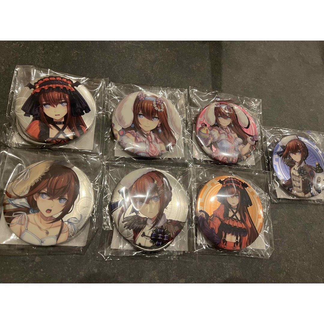 シュタゲ オンラインくじ バッジ エンタメ/ホビーのおもちゃ/ぬいぐるみ(キャラクターグッズ)の商品写真