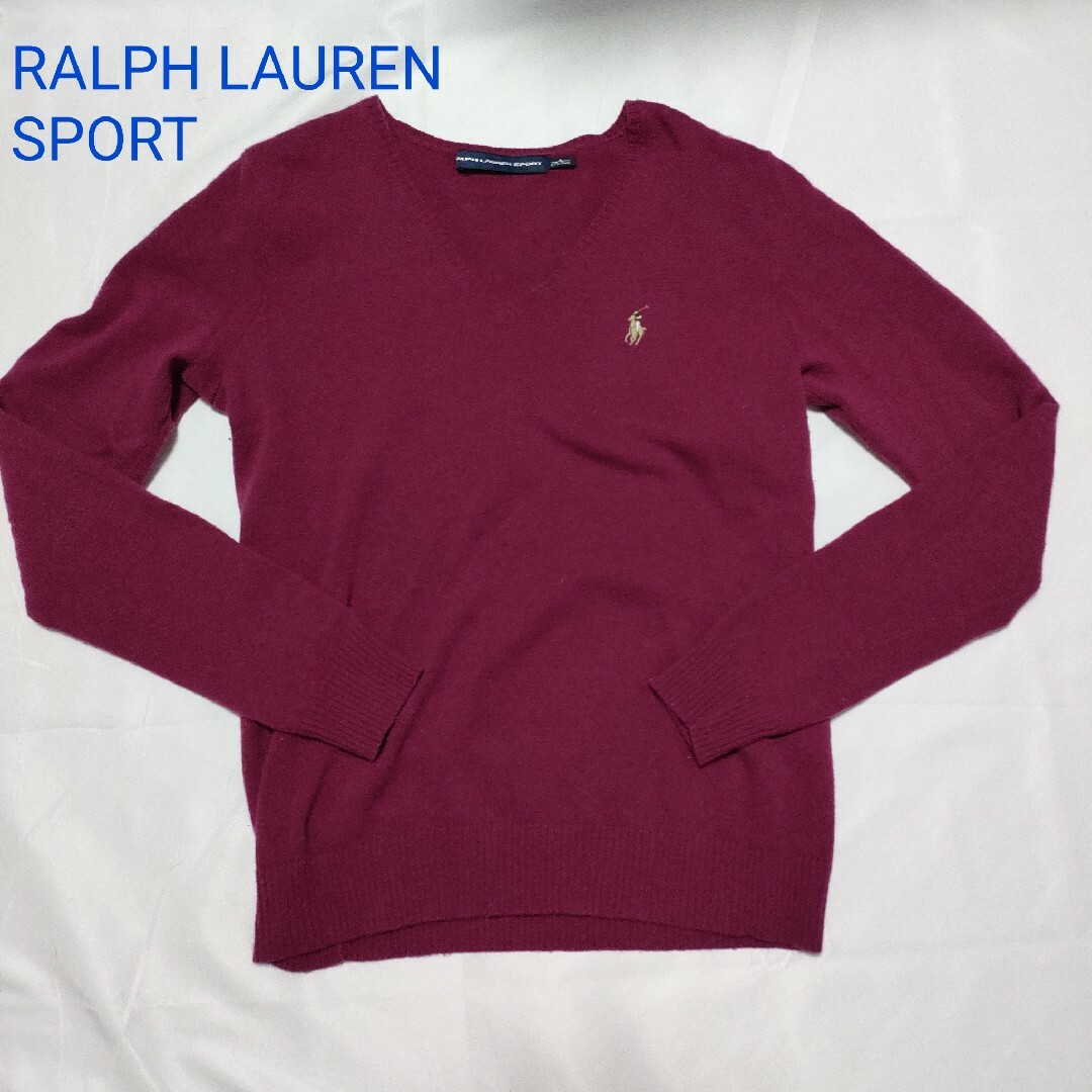 Ralph Lauren(ラルフローレン)のRALPH LAUREN SPORT  Vネック ニット　セーター レディースのトップス(ニット/セーター)の商品写真