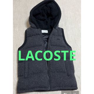 LACOSTE - ラコステ ニット ダウンベスト サイズ36 Ｓ グレーの通販 by 