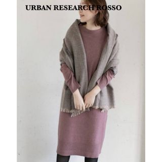 アーバンリサーチロッソ(URBAN RESEARCH ROSSO)の新品未使用URBAN RESEARCH ROSSOボトルネックニットワンピース　(ひざ丈ワンピース)