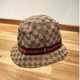 グッチ(Gucci)のGUCCI　バケットハット　サイズＬ(ハット)