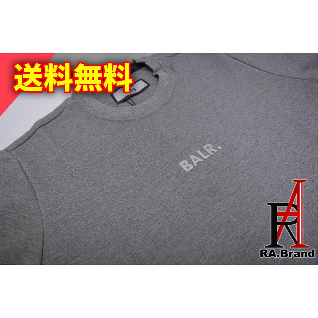 BALRBALR Tシャツ メンズ グレー サイズS 正規品 ワンポイント