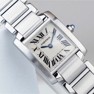 カルティエ(Cartier)のカルティエタンクフランセーズ　SM  美品(腕時計)