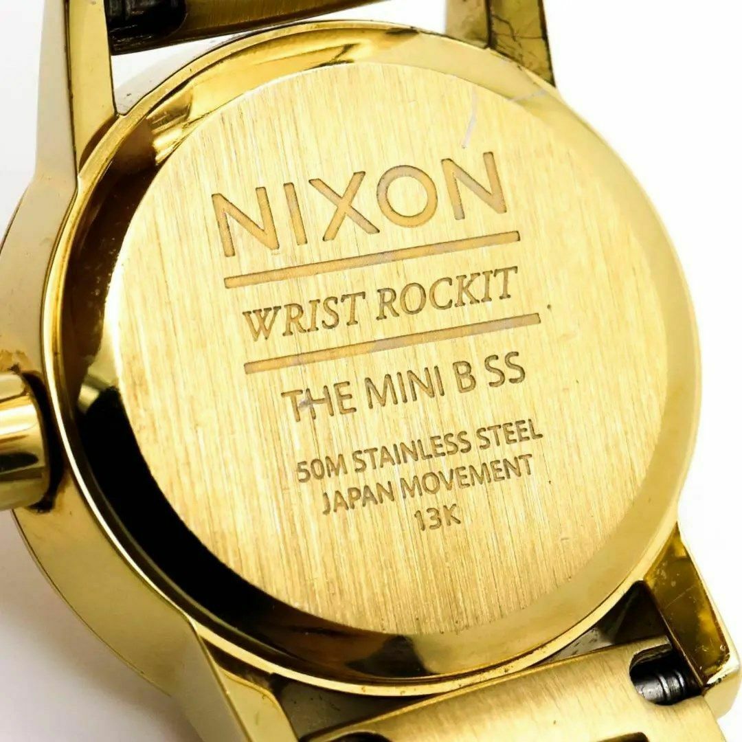 NIXON(ニクソン)の《美品》NIXON THEMINIB 腕時計 ゴールド クォーツ レディース g レディースのファッション小物(腕時計)の商品写真