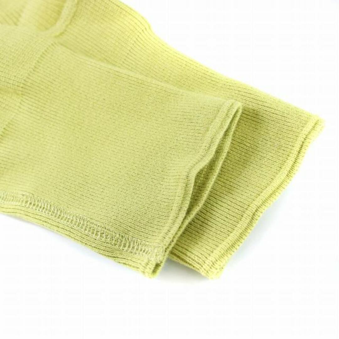 TODAYFUL(トゥデイフル)のトゥデイフル バックオープンリブロンT リブニット 長袖 コットン F 黄緑 レディースのトップス(ニット/セーター)の商品写真