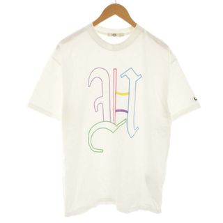 アグ(UGG)のUGG UGG COLORFUL EMBROI LOGO BIG TEE L 白(Tシャツ/カットソー(半袖/袖なし))