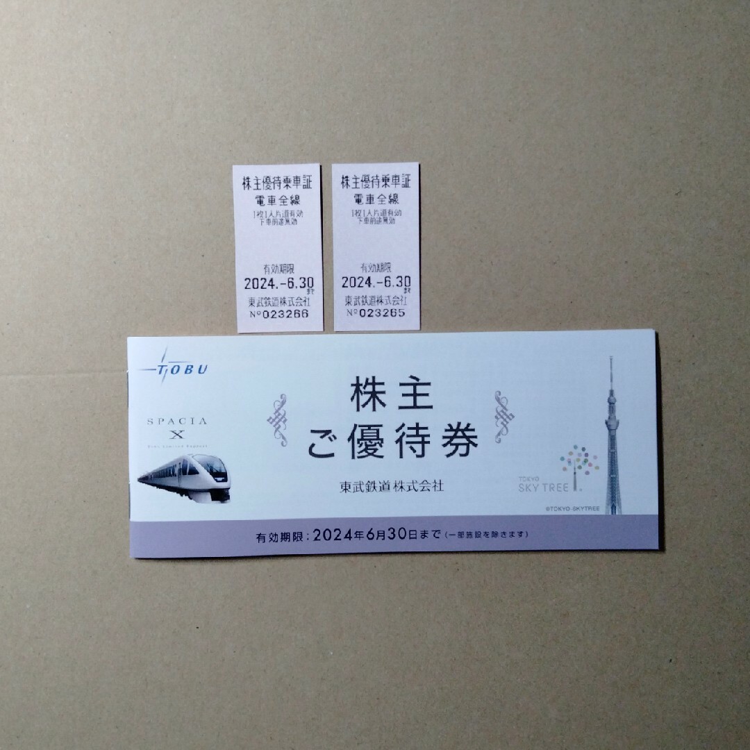 筋メダル」 東武 株主優待乗車証 ２０２２年６月３０日まで u0026 株主