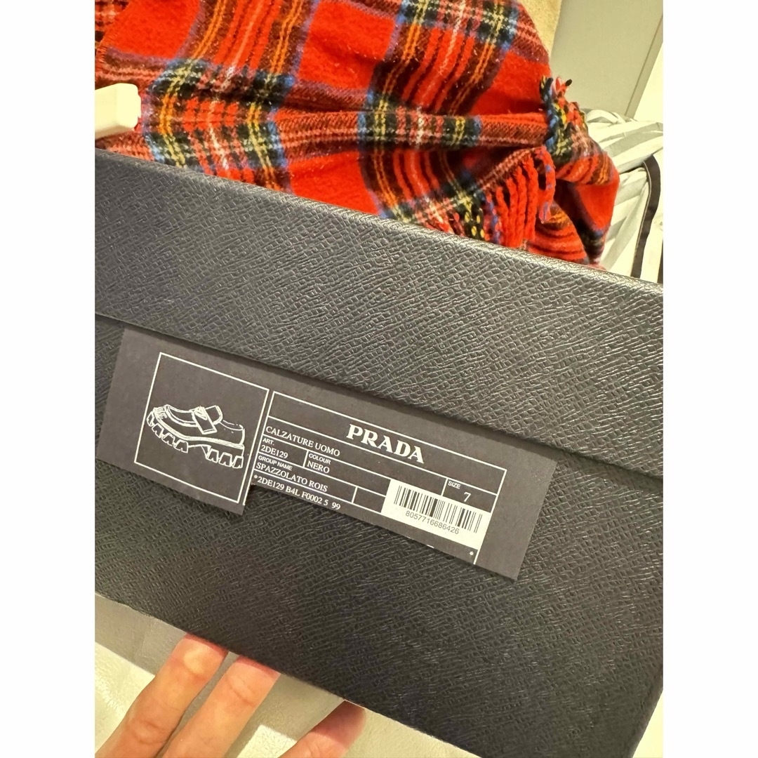 PRADA(プラダ)のプラダ　PRADA ブラッシュドレザー　ローファー　正規品　新品　 メンズの靴/シューズ(ドレス/ビジネス)の商品写真