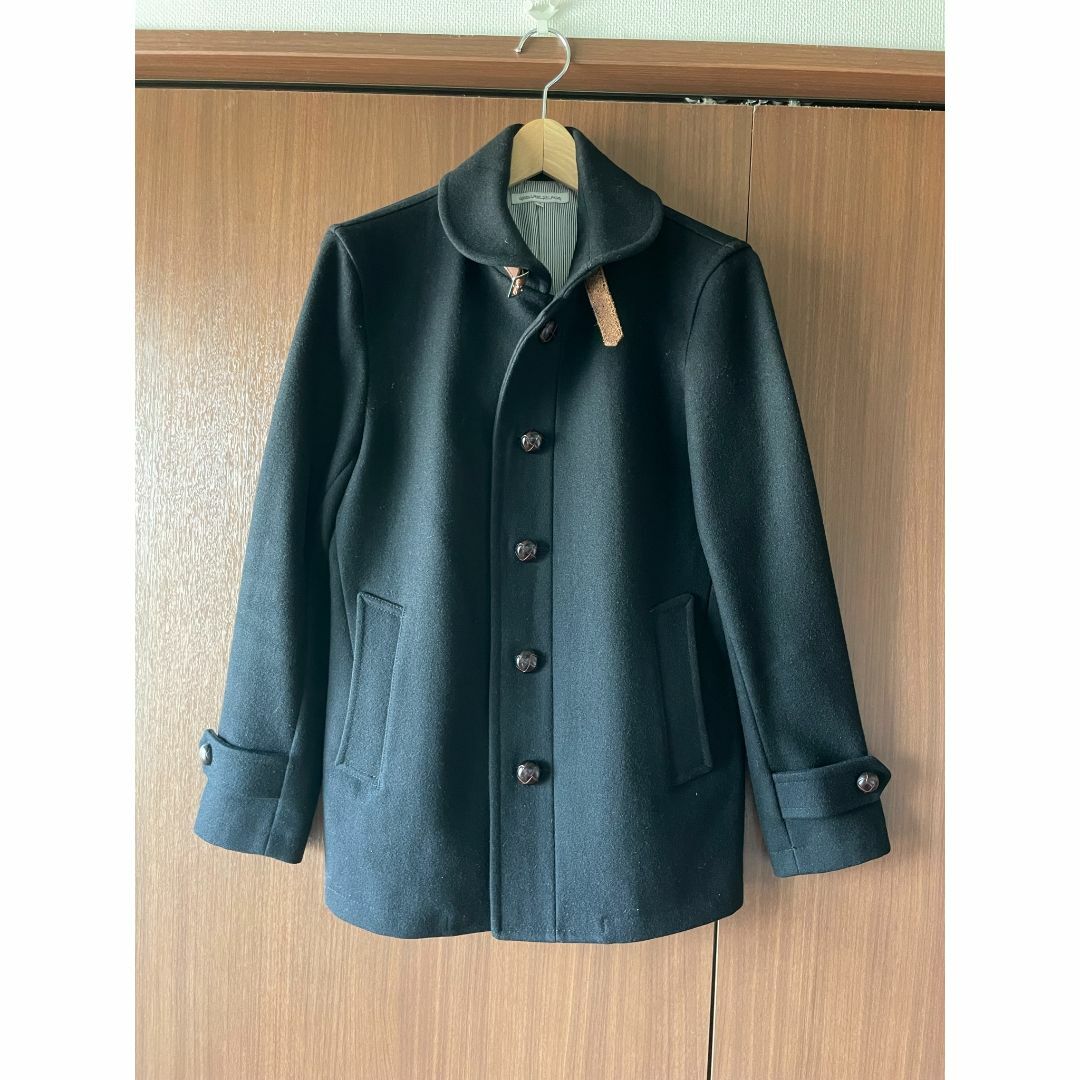 UNITED ARROWS green label relaxing(ユナイテッドアローズグリーンレーベルリラクシング)の【極美品】UNITED ARROWS グリーンレーベル＊Sサイズ＊ウールコート メンズのジャケット/アウター(ピーコート)の商品写真