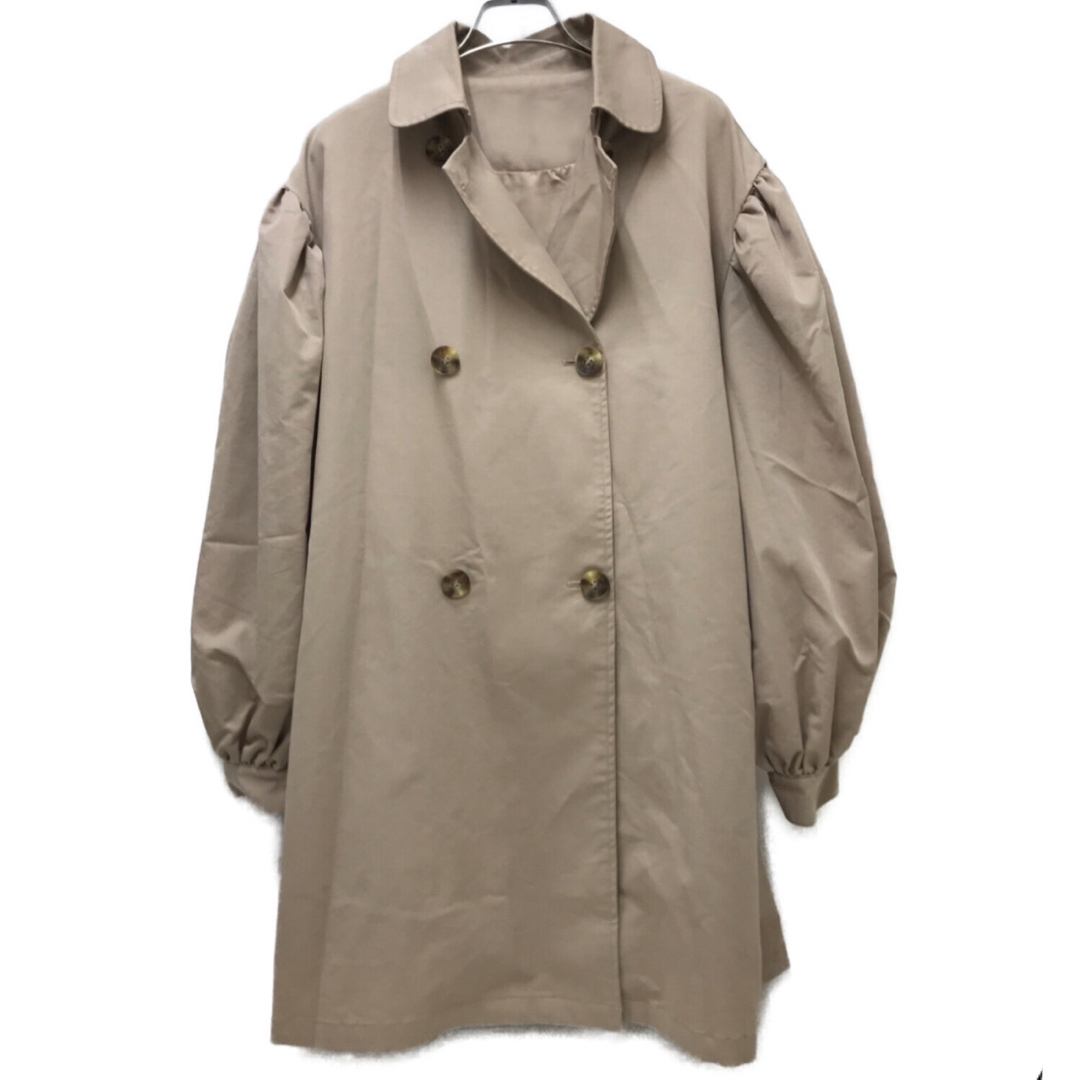 épine(エピヌ)の epine arm volume mini trench coat beige レディースのジャケット/アウター(トレンチコート)の商品写真