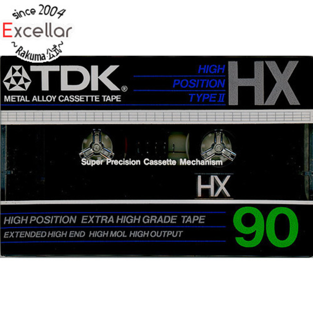 TDK　カセットテープ ハイポジ HX90　90分90分