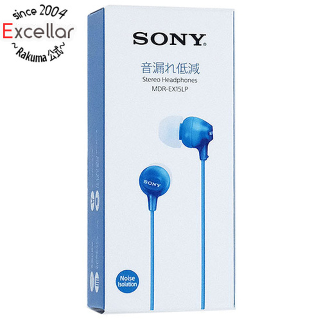 SONY(ソニー)のSONY　カナル型イヤホン　MDR-EX15LP/LI スマホ/家電/カメラのオーディオ機器(ヘッドフォン/イヤフォン)の商品写真