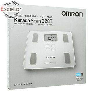 オムロン(OMRON)のオムロン製　体重体組成計　カラダスキャン HBF-228T-SW　シャイニーホワイト(体重計/体脂肪計)