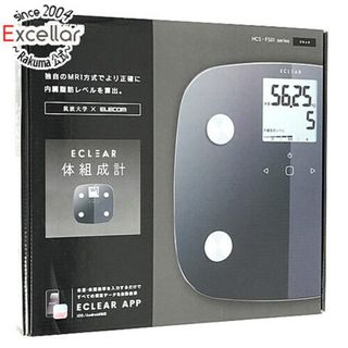 エレコム(ELECOM)のELECOM　体組成計 エクリア　HCS-FS01BK　ブラック(体重計/体脂肪計)