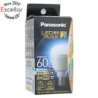 パナソニック(Panasonic)のPanasonic　LED電球 プレミアX 7.7W 昼光色相当　LDA8DDGE17SZ6(蛍光灯/電球)