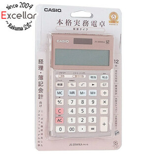 カシオ(CASIO)のCASIO製　実務電卓 12桁ジャストタイプ　JS-20WKA-PK　ピンク(その他)