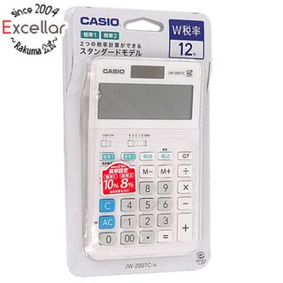 カシオ(CASIO)のCASIO　W税率電卓 12桁 ジャストタイプ　JW-200TC-N(その他)