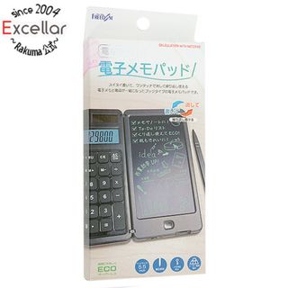 FREEDOM　電子メモパッド 電卓付きブックタイプ　FDDM-10BK