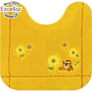 センコー　トイレマット となりのトトロ 花のバス停 約58×60cm　19752　イエロー(その他)