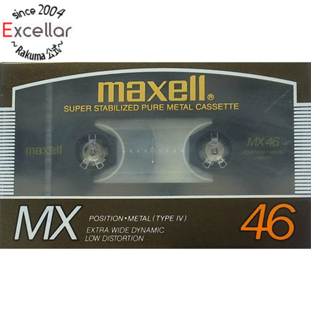 maxell(マクセル)のmaxell　メタルカセットテープTYPE IV 46分　MX 46 スマホ/家電/カメラのオーディオ機器(その他)の商品写真