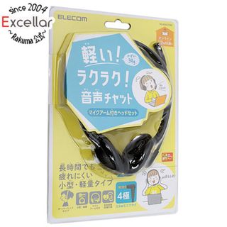 エレコム(ELECOM)のELECOM　子ども用ヘッドセット 両耳 4極 マイク付　HS-KD03TBK(ヘッドフォン/イヤフォン)