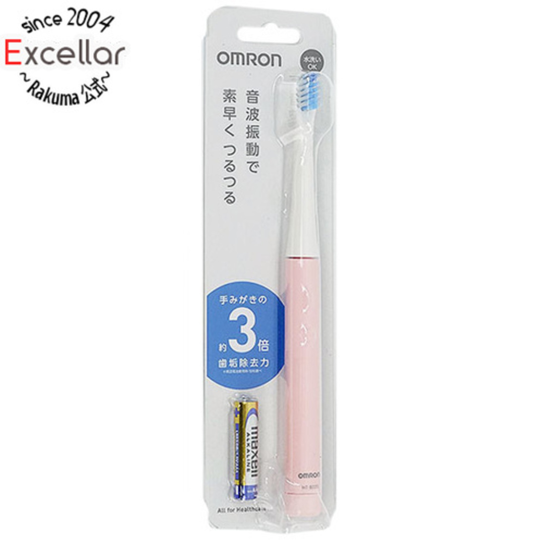 OMRON(オムロン)のOMRON　乾電池式電動歯ブラシ　HT-B223-PK スマホ/家電/カメラの美容/健康(電動歯ブラシ)の商品写真