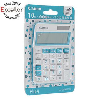 キヤノン(Canon)のCANON　カラフル電卓 ミニ卓上　LS-105WUC-BL　ブルー(その他)