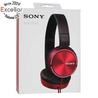 ソニー(SONY)のSONY製　ステレオヘッドホン　MDR-ZX310 (R)　レッド(ヘッドフォン/イヤフォン)