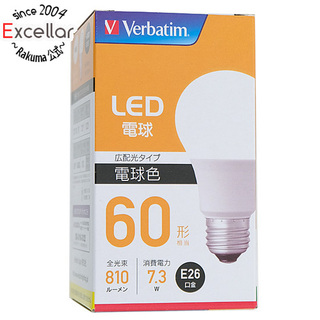 ミツビシケミカル(三菱ケミカル)の三菱ケミカルメディア　LED電球 Verbatim　LDA7L-G/LCV2　電球色(蛍光灯/電球)