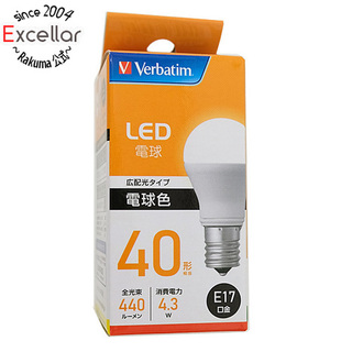 ミツビシケミカル(三菱ケミカル)の三菱ケミカルメディア　LED電球 Verbatim　LDA4L-E17-G/LV4　電球色(蛍光灯/電球)