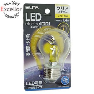 エルパ(ELPA)のELPA　LED電球 エルパボールmini LDA1CY-G-G559　黄色(蛍光灯/電球)