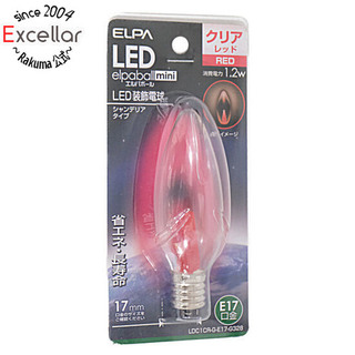 エルパ(ELPA)のELPA　LED電球 エルパボールmini LDC1CR-G-E17-G328　赤色(蛍光灯/電球)