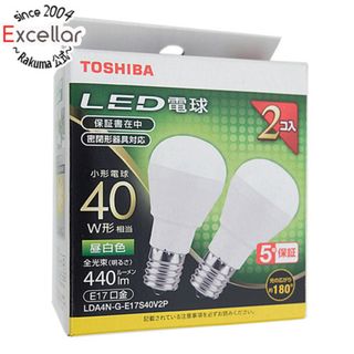 トウシバ(東芝)のTOSHIBA　LED電球 昼白色　LDA4N-G-E17S40V2P(蛍光灯/電球)