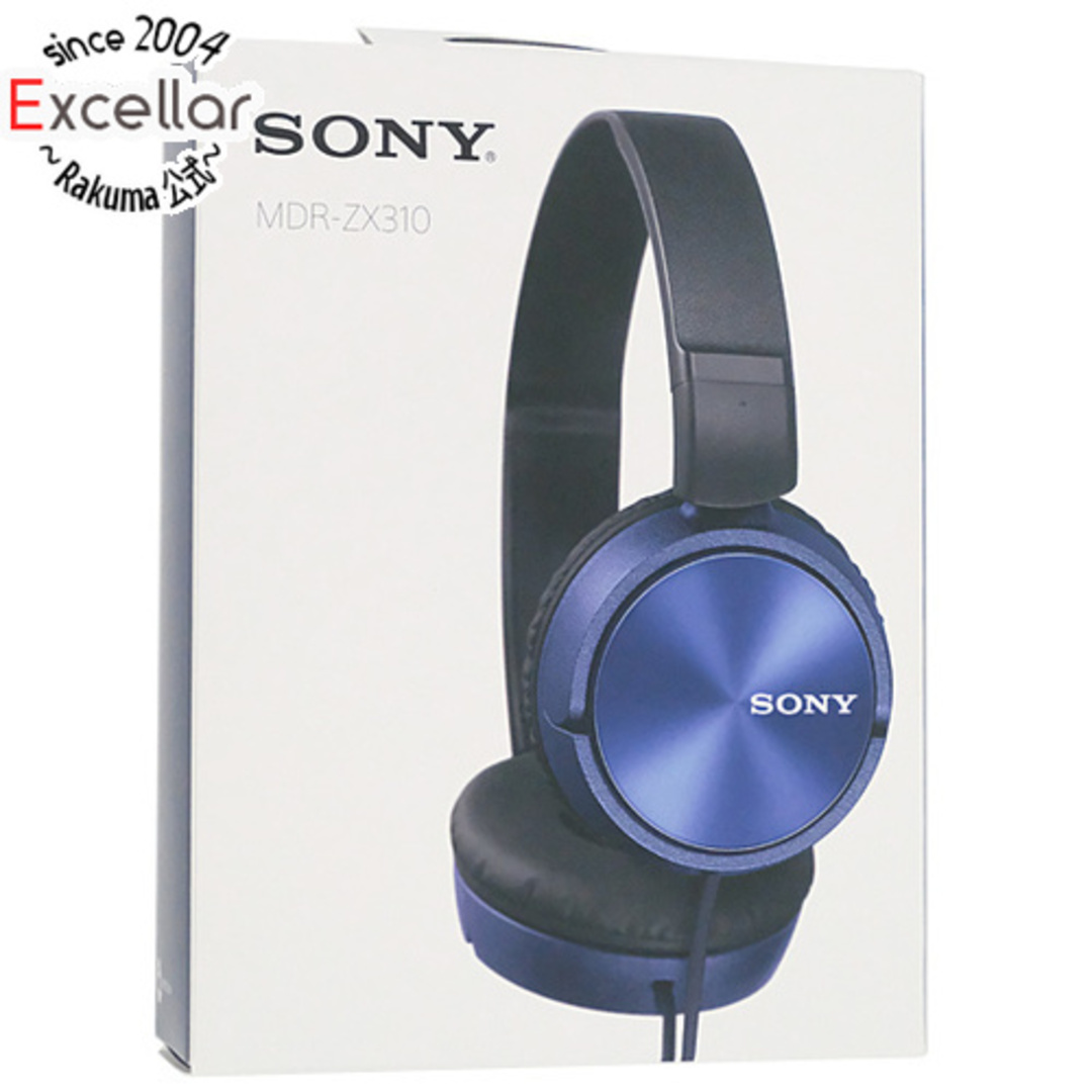 SONY - SONY製 ステレオヘッドホン MDR-ZX310 (L) ブルーの通販 SONY - SONY製 ステレオヘッドホン MDR-ZX310 (L) ブルーの通販