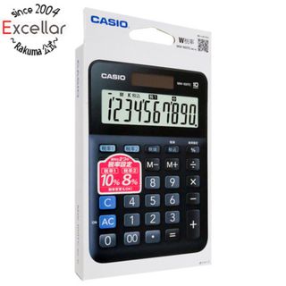 カシオ(CASIO)のCASIO　実務電卓 ミニジャストタイプ　MW-100TC-BK　ブラック(その他)