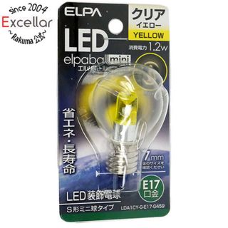 エルパ(ELPA)のELPA　LED電球 エルパボールmini　LDA1CY-G-E17-G459　黄色(蛍光灯/電球)