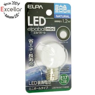 エルパ(ELPA)のELPA　LED電球 エルパボールmini　LDG1N-G-E17-G240　昼白色(蛍光灯/電球)