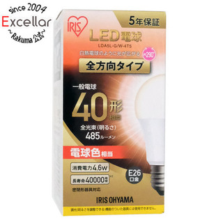 アイリスオーヤマ - アイリスオーヤマ　LED電球 ECOHiLUX LDA5L-G/W-4T5　電球色