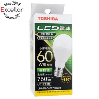 トウシバ(東芝)のTOSHIBA　LED小型電球 E17 60W形相当 昼白色　LDA6N-G-E17S60V2(蛍光灯/電球)